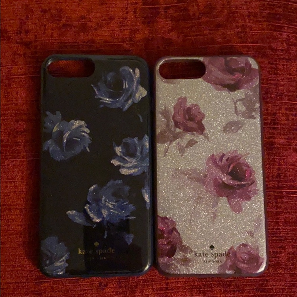 Used 2-pack Kate Spade iPhone 7+/8+ cases